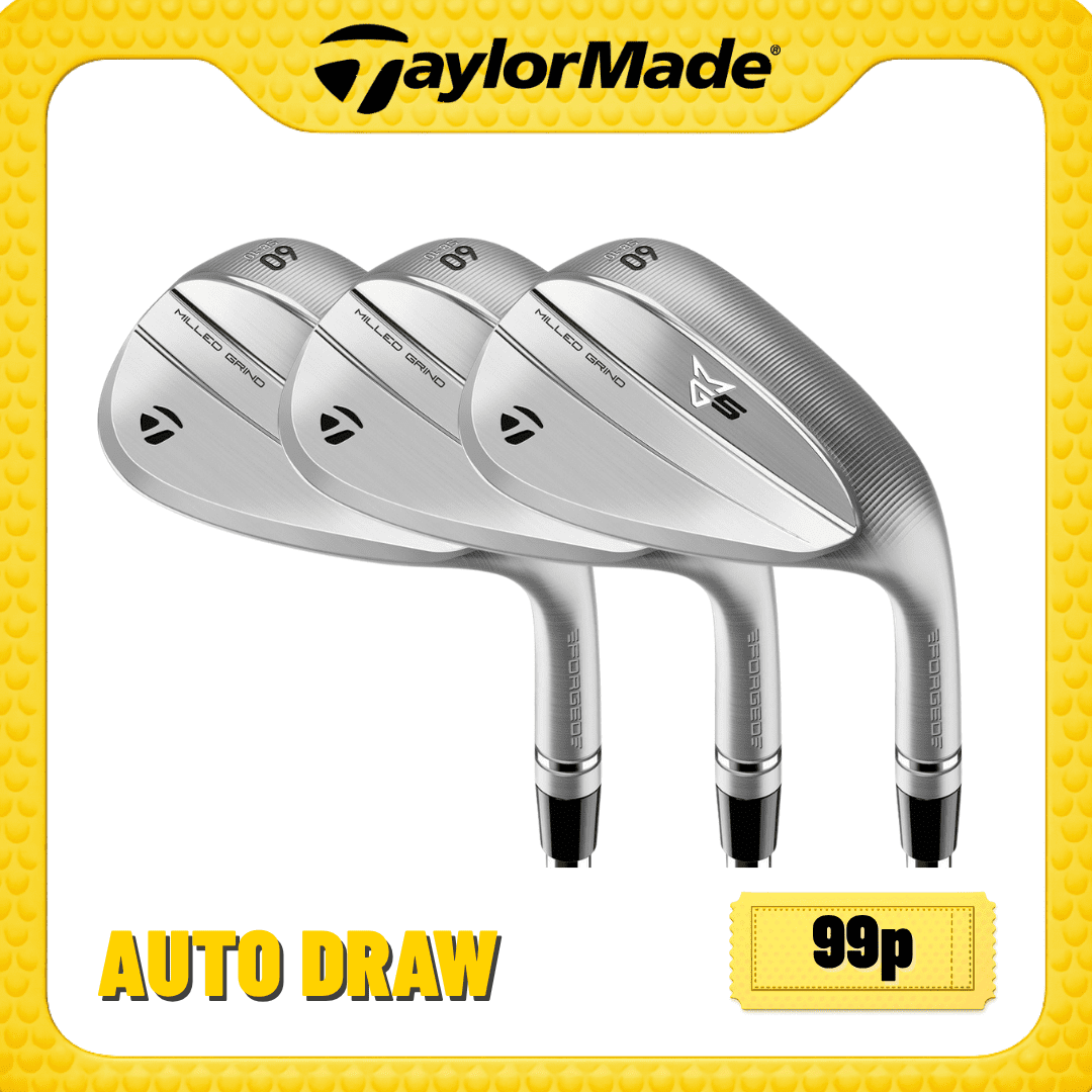 | AUTO DRAW | WIN A SET OF TAYLORMADE MG5 WEDGES #20